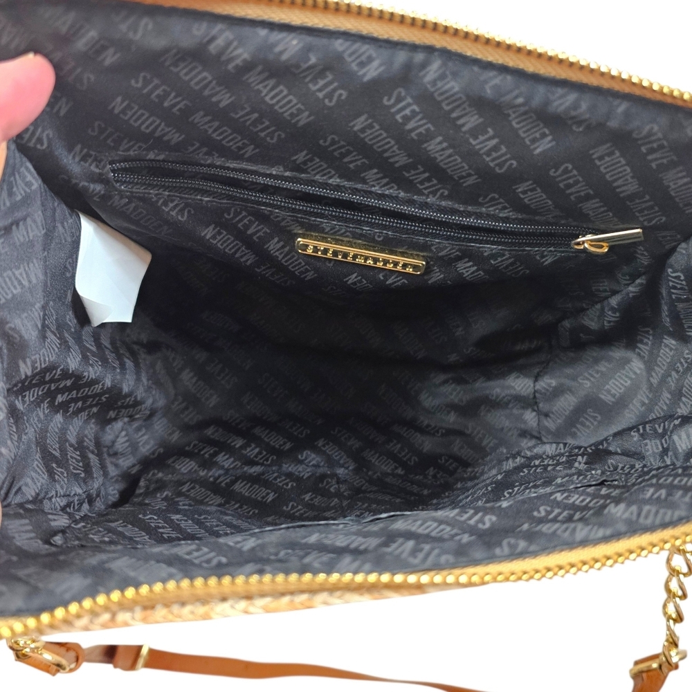 Steve Madden Lexi Straw Crossbody Bag - Picture 7 of 8